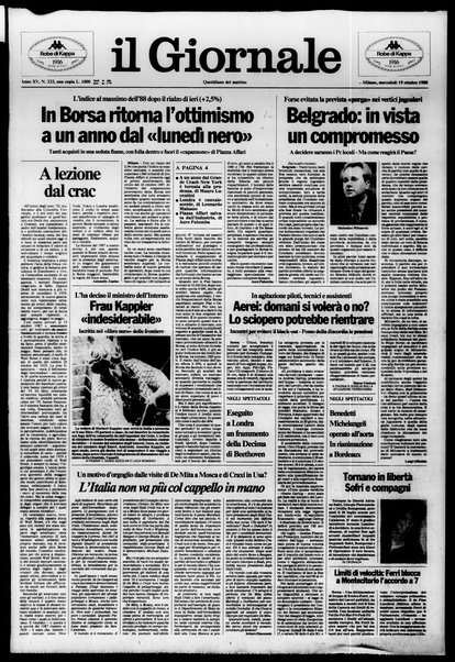 Il giornale : quotidiano del mattino